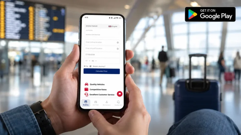 Heathrow airport pick up app london airport taxi app uk